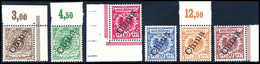 ** 3-50 Pfg., Tadellos Postfr. Serie, Meist Mit Bogenrand.<br/><b>Katalogpreis: 260,-</b> (Michel: 1IIa/6II) - Other & Unclassified