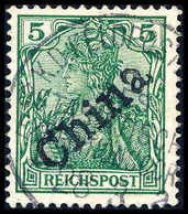 Gest. 5 Pfg., Tadellos Gestplt., Fotoattest Jäschke-L.BPP.<br/><b>Katalogpreis: 450,-</b> (Michel: 9) - Sonstige & Ohne Zuordnung