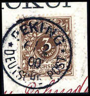 Briefst. 3 Pfg., Tadelloses Bfstk. Mit Vollem Stempel PEKING 6/2 00.<br/><b>Katalogpreis: 1.000,-</b> (Michel: PVaa/e) - Altri & Non Classificati