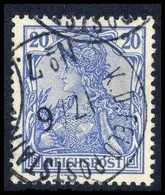 Gest. 20 Pfg., Tadelloses Exemplar Mit Seltener Entwertung Durch Stempel K.D.FELD-POSTSTATION No.7, Sign. Bothe BPP.<br/ - Sonstige & Ohne Zuordnung