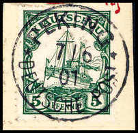 Briefst. 5 Pfg., Tadelloses Bfstk. Mit Idealem Stempel PEKING 7/6 01, Sign. Bothe BPP.<br/><b>Katalogpreis: 340,-+</b> ( - Autres & Non Classés