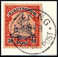 Briefst. 30 Pfg., Tadelloses Bfstk. Mit Idealem Stempel PEKING 8/8 01, Doppelt Sign. Mansfeld.<br/><b>Katalogpreis: 1.20 - Autres & Non Classés