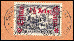 Briefst. 1½ $, Tadelloses, Schön Gestplt. Bfstk., Sign. Bothe, Steuer BPP.<br/><b>Katalogpreis: 150,-+</b> (Michel: 46IA - Autres & Non Classés