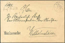 Beleg MSP No.34 ("Kurfürst Friedrich-Wilhelm") 21/5 01 Auf Seltener Marinesache Aus Woosung (Liegeplatz 7.5.-1.6.01). - Autres & Non Classés