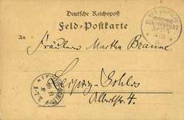 Beleg "Tempel Von Lin-Chung 10/10 00, Hs. Abs.-Vermerk Auf Seltener Marine-Feldpostkarte Mit Aufgabestempel K.D.MARINE-S - Other & Unclassified