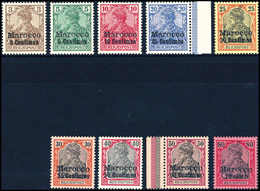 3 C.-1 Pes., Germania-Pfennigwerte, Kpl., Tadellos Postfrisch.<br/><b>Katalogpreis: 256,-</b> (Michel: 7/15) - Altri & Non Classificati