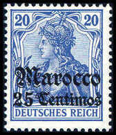 ** 25 C., Tadellos Postfr., Fotobefund Jäschke-L.BPP.<br/><b>Katalogpreis: 180,-</b> (Michel: 37c) - Altri & Non Classificati