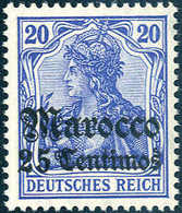 25 C., Tadellos Postfrisch, Sign. Jäschke-L.BPP.<br/><b>Katalogpreis: 180,-</b> (Michel: 37c) - Altri & Non Classificati