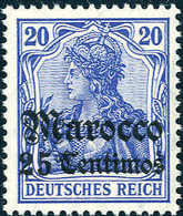 25 C., Tadellos Postfrisch, Sign. Jäschke-L.BPP.<br/><b>Katalogpreis: 180,-</b> (Michel: 37c) - Altri & Non Classificati