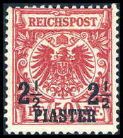 * 2½ Pia. Bräunlichkarmin, Ausgezeichnet Farbfrisches Exemplar In Sehr Guter Zähnung Der Erstauflage, Vollständiger Orig - Sonstige & Ohne Zuordnung