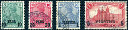 Gest. 10 U. 20 P., 1 U. 5 Pia, Tadellos Gest.<br/><b>Katalogpreis: 180,-</b> (Michel: 12II-14II,20II) - Other & Unclassified