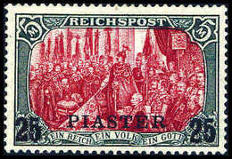 * 25 Pia., Tadellos Ungebraucht.<br/><b>Katalogpreis: 380,-</b> (Michel: 23I/IV) - Altri & Non Classificati