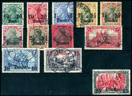 Gest. 10 P.-25 Pia. Tadellos Gest. Serie.<br/><b>Katalogpreis: 950,-</b> (Michel: 24/35) - Sonstige & Ohne Zuordnung