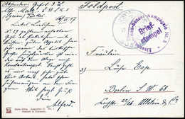 Beleg BOSANTI 17/6 17 Auf Tadelloser Feldpostkarte Der Eisenbahnbau-Sonderkompanie Nr.5. - Other & Unclassified