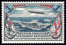 ** 1913, Deutsch-Englische Luftschiff-Expedition Zur Erforschung Von Neu-Guinea, 1 Mk., Postfrisches Exemplar In Perfekt - Other & Unclassified