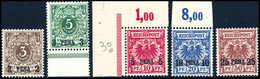 ** 2-25 P., Tadellos Postfr. Serie, Teils Bogenrandstücke.<br/><b>Katalogpreis: 1.000,-</b> (Michel: 1I/5I) - Other & Unclassified