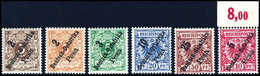 ** 2-25 P., 2 P. In A- Und B-Farbe, Tadellos Postfr. Serie.<br/><b>Katalogpreis: 450,-</b> (Michel: 6a/b/10) - Other & Unclassified