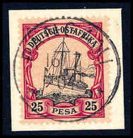 Briefst. 25 P., Ideales Bfstk. Mit Zentr. Stempel PANGANI 16/7 04. (Michel: 17) - Sonstige & Ohne Zuordnung