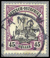 Briefst. 45 H., Tadelloses Bfstk. Mit Klarem Stempel TANGA.<br/><b>Katalogpreis: 110,-</b> (Michel: 28b) - Autres & Non Classés