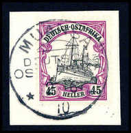 Briefst. 45 H., Tadelloses Bfstk. Mit Schönem Stempel MUANSA 2/6 10.<br/><b>Katalogpreis: 110,-</b> (Michel: 28b) - Other & Unclassified