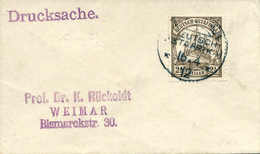 Beleg KISSENJI 16/4 12, Sauber Auf Tadelloser, Kl. Drucksache 2½ H. Ein Auf Ganzstück Seltener Stempel. (Michel: 30) - Other & Unclassified