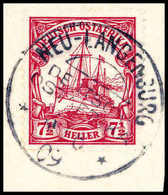 NEU-LANGENBURG 4/6 09, Ideales Bfstk. 7½ H. (Michel: 32) - Altri & Non Classificati