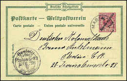 Beleg MARANGU 2/2 98, Klar Auf Privat-Postkarte 5 P. Nach Berlin Mit Ak.-Stempel. (Michel: PP2) - Other & Unclassified