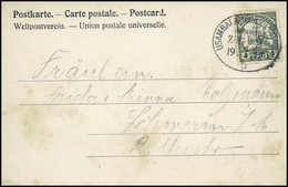 Beleg USAMBARA BAHNPOST ZUG 2 "b" 19/3 12, Klar Auf Bedarfskarte 4 H. (Michel: 31) - Other & Unclassified