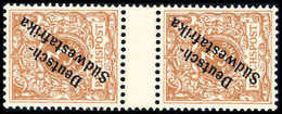 ** 3 Pfg., Tadellos Postfr., Senkr. Zwischenstegpaar, Sign. Bothe BPP.<br/><b>Katalogpreis: 650,-</b> (Michel: 1bZS) - Altri & Non Classificati