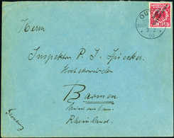 10 Pfg., Tadellose Einzelfrankatur Mit Stempel OUTJO 2/2 00 Auf Brief Nach Barmen, Rs. Abs.-Vermerk "Ovamboland". (Miche - Other & Unclassified