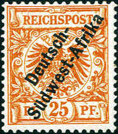 * 25 Pfg., Plattenfehler II, Tadellos Ungebr., Fotoattest Jäschke-L.BPP.<br/><b>Katalogpreis: 800,-</b> (Michel: IPFII) - Autres & Non Classés