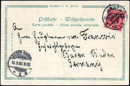 Beleg 10 Pfg., Tadellose Postkarte Mit Klarem Stempel HASIS 9/8 Oo, Fotoattest Steuer BPP. (Michel: 7c) - Sonstige & Ohne Zuordnung