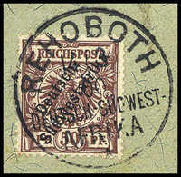 Briefst. 50 Pfg., Tadelloses Bfstk. Mit Idealem Stempel REHOBOTH 14/3 00.<br/><br/><span Style='color:red;font-size:0.9e - Otros & Sin Clasificación