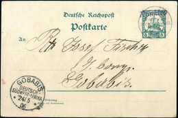 Beleg EPUKIRO, Violetter Wanderstempel Vom 22/5 06, Klar Auf Tadelloser Bedarfs-Inlandskarte 5 Pfg. (Michel: P13) - Other & Unclassified