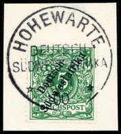 Briefst. HOHEWARTE 8/1 00, Ideales Bfstk. 5 Pfg. (Michel: 6) - Other & Unclassified