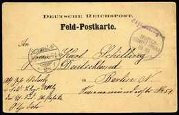 Beleg OTJIWARONGO, Violetter Wanderstempel (Rundschrift) Vom 18/10 06 Klar Auf Tadelloser Feldpostkarte Aus Otjikoto. - Autres & Non Classés