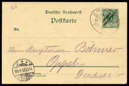 Beleg DSWA-CAPSTADT 20/10 01, Klar Auf Tadelloser Postkarte 5 Pfg. (Michel: P5) - Other & Unclassified