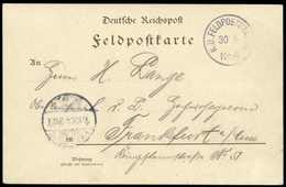 Beleg K.D.FELD-POSTSTATION Nr.4, Ideal Auf Tadelloser Feldpostkarte, Datiert "Okosongoho 29/8 04". - Autres & Non Classés