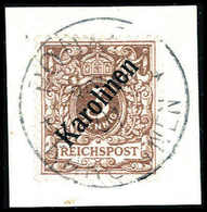 Briefst. 3 Pfg., Tadelloses Bfstk. Mit Zentr. Aufges. Stempel PONAPE 30/9 01, Sign. Lantelme BPP, Fotoattest Jäschke-L.B - Other & Unclassified