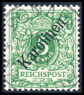 Gest. 5 Pfg., Tadelloses Exemplar Mit Genau Zentr. Und Gerade Aufges. Stempel PONAPE 11/6 01. Für Hohe Ansprüche, Fotoat - Otros & Sin Clasificación