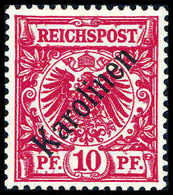 ** 10 Pfg., Tadellos Postfr., Fotobefund Jäschke-L.BPP.<br/><b>Katalogpreis: 200,-</b> (Michel: 3I) - Altri & Non Classificati