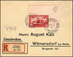 Beleg ½ $, Tadellose Bogenecke Re. Oben Mit Stempel TSINGTAU 26/10 07 Auf Nach Dtld. Gelaufenem R-Brief.<br/><b>Katalogp - Altri & Non Classificati