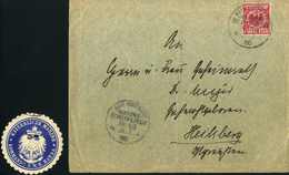 MSP No.46 ("Hansa") 21/3 Oo, Auf Brief DR 10 Pfg. (kl.Mgl.). (Michel: DR47d) - Other & Unclassified