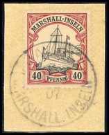 Briefst. 40 Pfg., Ideales Bfstk. Mit Stempel JALUIT 25/3 07. (Michel: 19) - Altri & Non Classificati