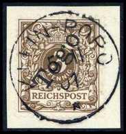 Briefst. 3 Pfg., Ideales Bfstk. Mit Stempel KLEIN-POPO 5/11 01. (Michel: 1a) - Other & Unclassified