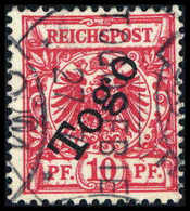 Gest. 10 Pfg., Tadellos Gestplt., Fotobefund Brekenfeld BPP.<br/><b>Katalogpreis: 200,-</b> (Michel: 3b) - Sonstige & Ohne Zuordnung