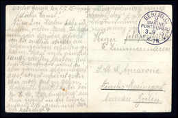 Beleg CAP TRAFALGAR, Postkarte Aus Argentinien, Datiert "Martin Garcia 8/7 15" Mit Stempel BERLIN C.2 MARINE-POSTBUREAU  - Altri & Non Classificati