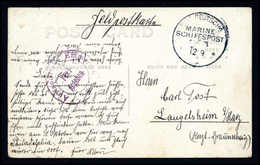 Beleg MSP No.3 ("Prinz Eitel Friedrich") 12/9 16, Seltene Feldpostkarte Aus Norfolk/USA (Eckbug) Mit Dt. Eingangszensur. - Altri & Non Classificati