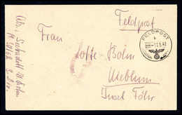 Beleg Schlachtschiff "Tirpitz" (Fp.-Nr."M30162"), Tadelloser Feldpostbrief Mit Stempel Vom 17.8.42. - Altri & Non Classificati