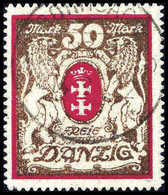 Gest. 50 Mk., Tadellos Gestplt., Sign. Infla, Erdwien BPP.<br/><b>Katalogpreis: 300,-</b> (Michel: 100Xb) - Sonstige & Ohne Zuordnung